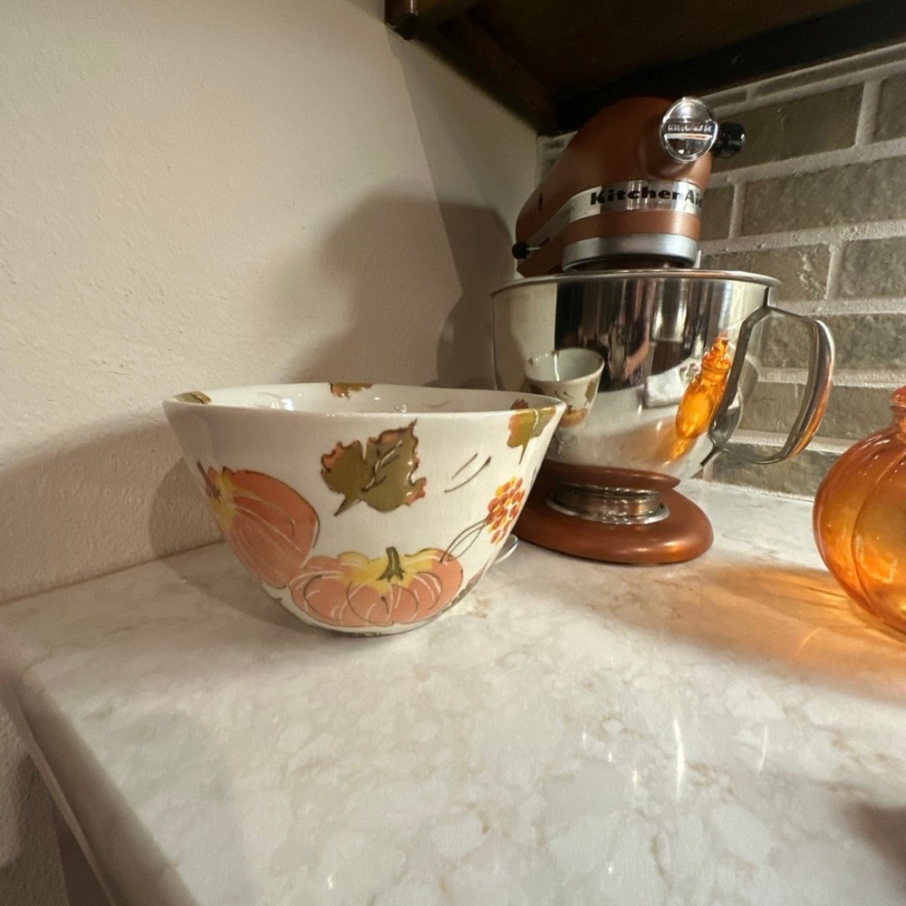 Autumn Harvest Ceramic Bowl